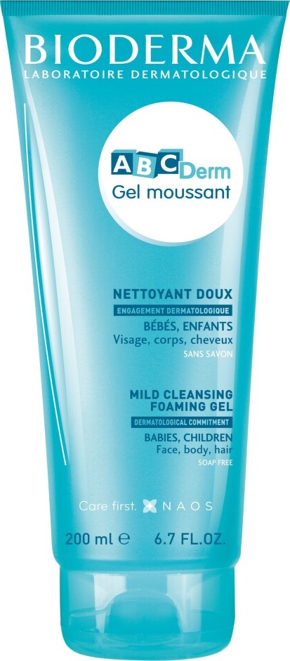 BIODERMA ABCDerm Gel moussant 200ml