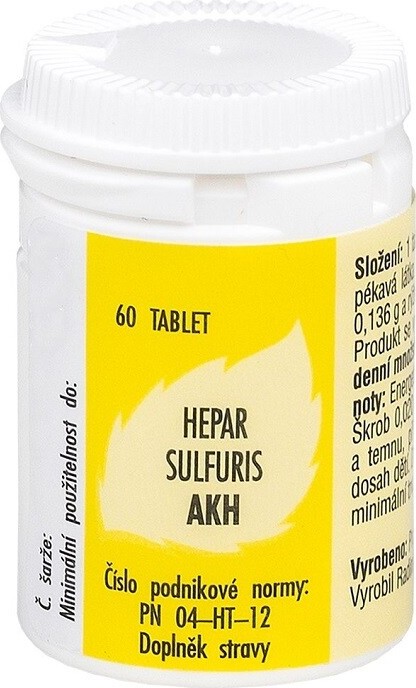 AKH Hepar sulfuris 60 tablet