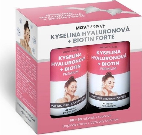 Beauty Kyselina hyaluronová + Biotin 120 tobolek