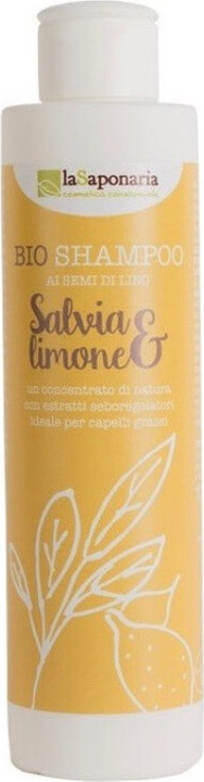 laSaponaria Šampon se šalvějí a citrónem BIO 200ml