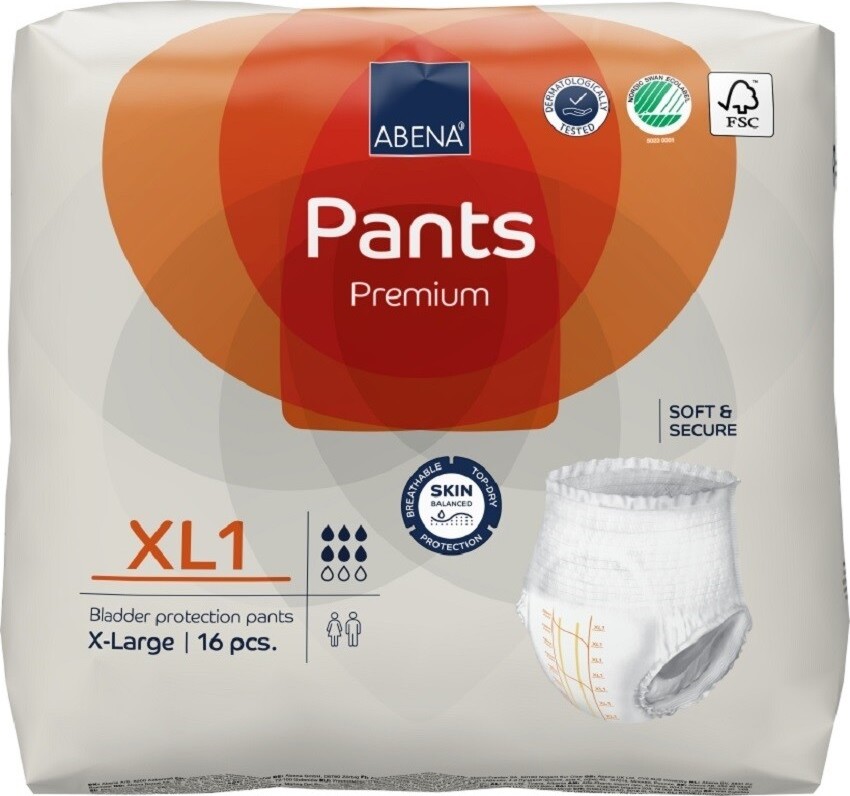 ABENA PANTS PREMIUM XL1 KALHOTKY ABSORPČNÍ NAVLÉKACÍ