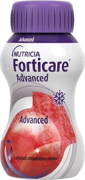 FORTICARE ADVANCED S PŘÍCHUTÍ CHLADIVÉHO OVOCE POR SOL 4X125ML