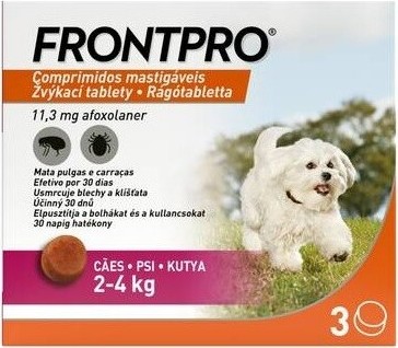 Frontpro žvýkací tablety pro psy 2-4kg 11