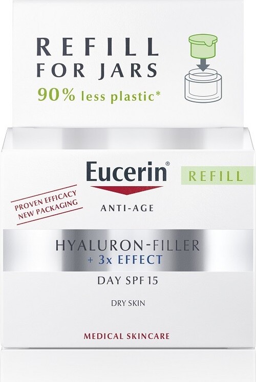 Eucerin Hyaluron Filler+3 x Effect denní krém náplň 50 ml