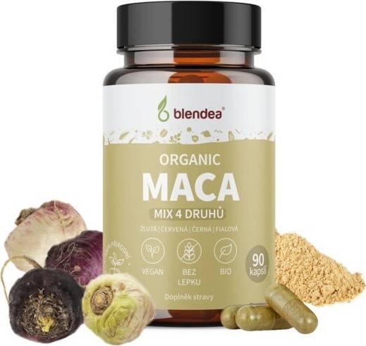 Blendea Maca Power Mix 4 druhů BIO cps.90