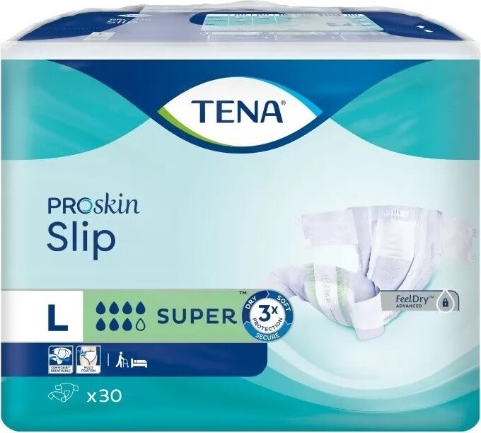 TENA SLIP SUPER LARGE KALHOTKY ABSORPČNÍ ZALEPOVACÍ