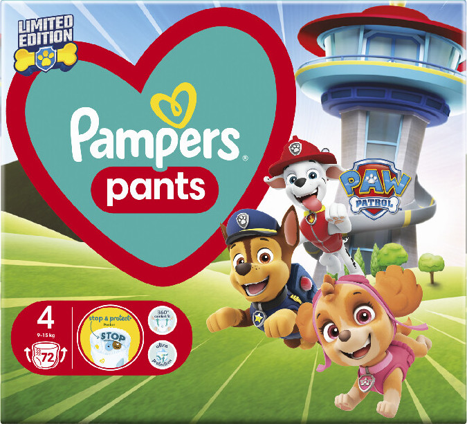 Pampers Pants Kalhotkové plenky Giant Box Plus velikost 4 72 ks