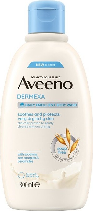 Aveeno Skin Relief Shower cleansing oil zvláčňující sprchový olej 300 ml