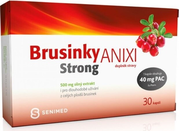 Brusinky ANIXI Strong 500mg 30 kapslí