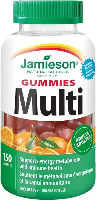 JAMIESON Multi Gummies želat.past.dospělé 150 ks