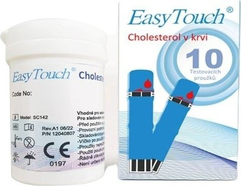 Proužky EASY TOUCH cholesterol 10ks