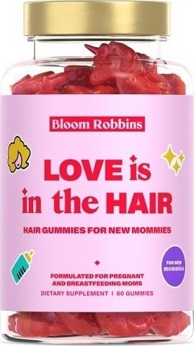 Bloom Robbins LOVE is in the HAIR - vitamíny na vlasy pro maminky gumídci 60ks