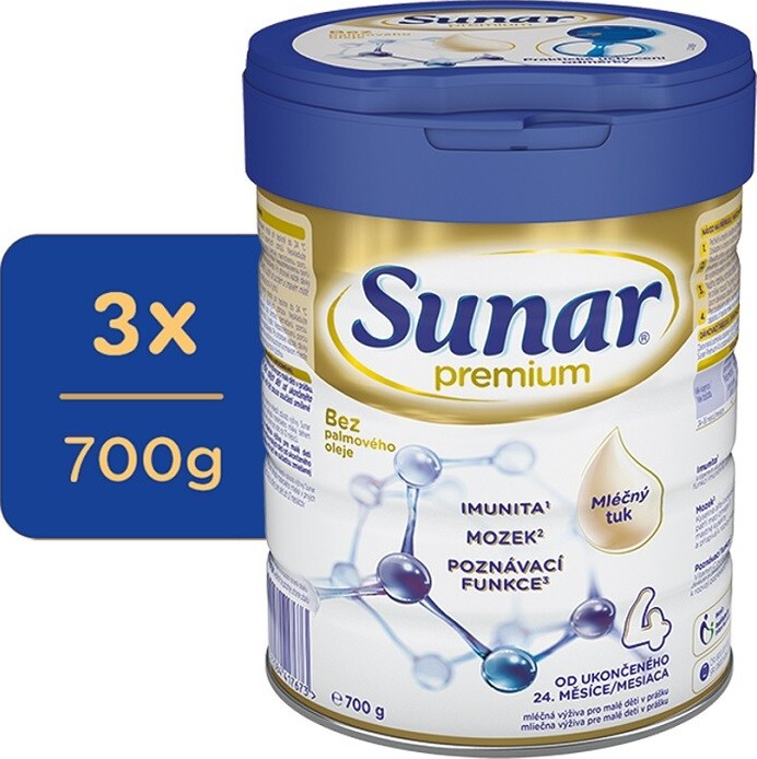 Sunar Premium 4 700g - balení 3 ks