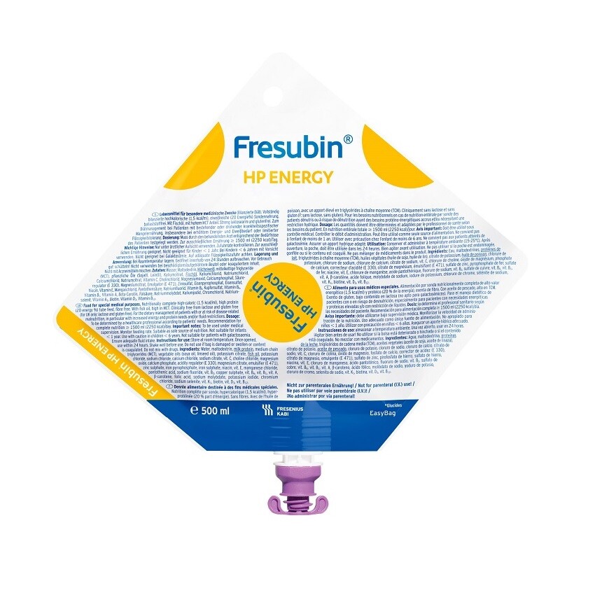 FRESUBIN HP ENERGY POR SOL 15X500ML