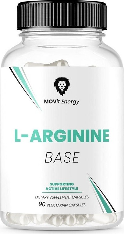 MOVit L-Arginine Base 90 vegetariánských kapslí