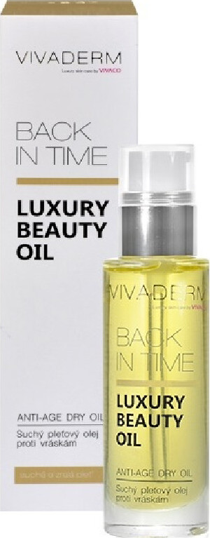 Vivaco Vivaderm Luxury beauty oil Suchý pleťový olej proti vráskám 30 ml