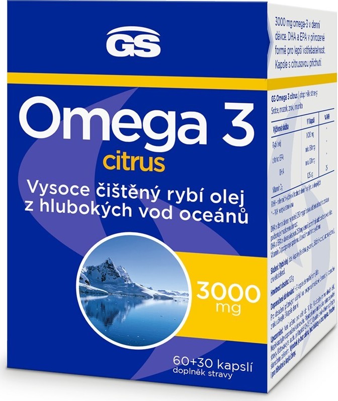 GS Omega 3 Citrus cps.60+30