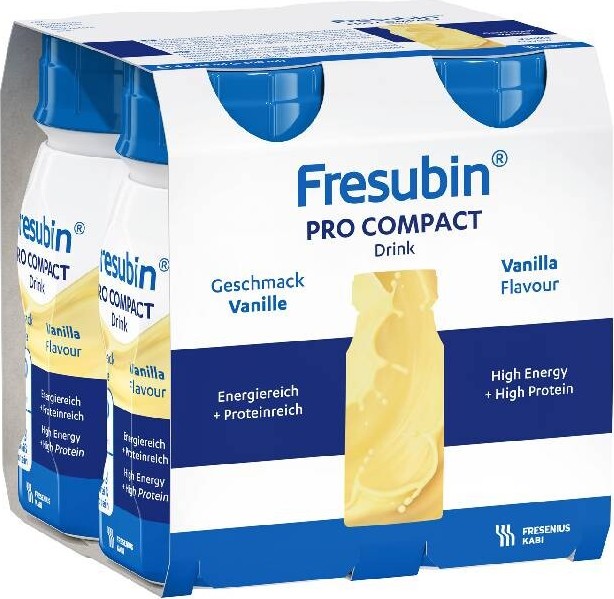 FRESUBIN PRO COMPACT DRINK PŘÍCHUŤ VANILKOVÁ POR SOL 4X125ML