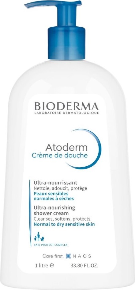 BIODERMA Atoderm Sprchový krém pro normální až suchou citlivou pokožku 1 l