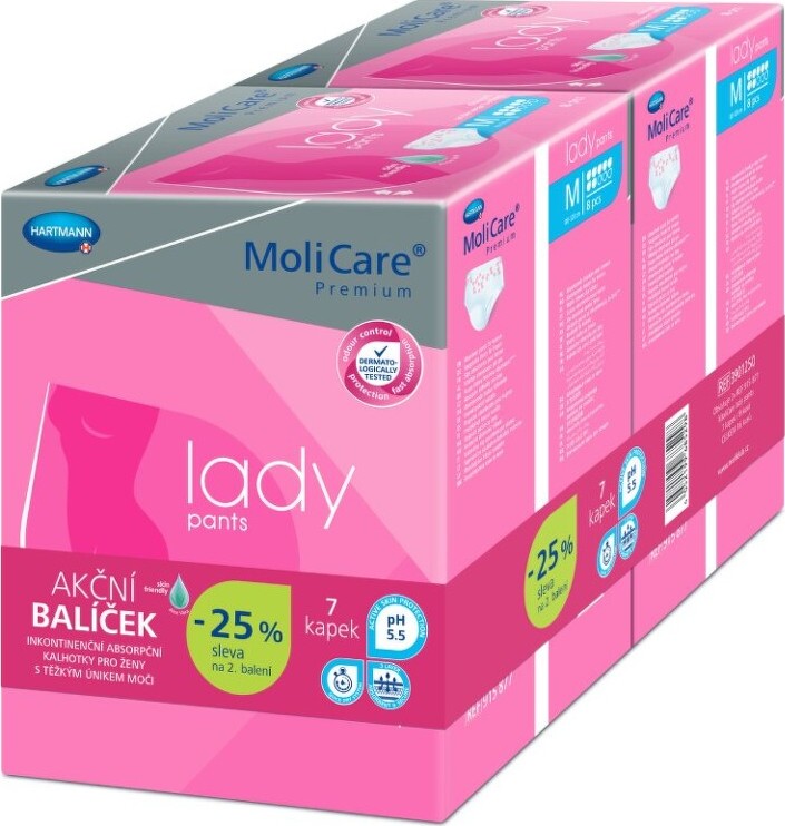 MoliCare Lady Pants 7kap. vel. M Duopack 2 x 8 ks