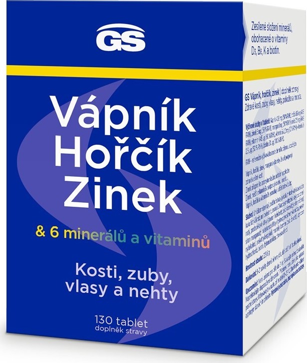 GS Vápník Hořčík Zinek tbl.130