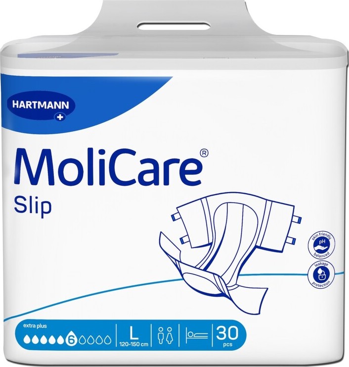 KALHOTKY ZALEPOVACÍ MOLICARE SLIP 6KAP L BOKY 120-150CM