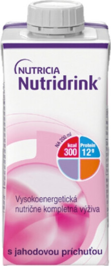 NUTRIDRINK S PŘÍCHUTÍ JAHODOVOU POR SOL 24X200ML