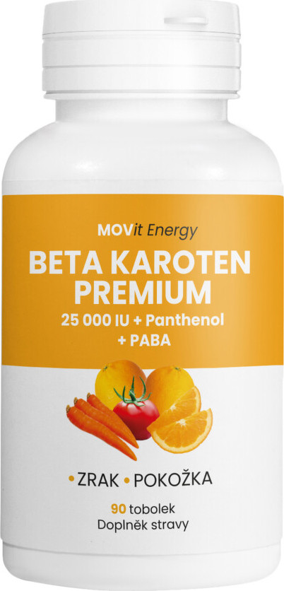 MOVit Beta karoten 25000 IU+Panthenol+PABA 90 tobolek