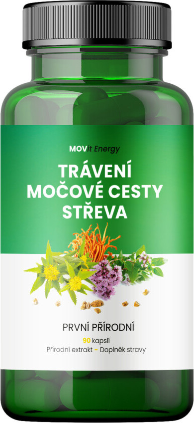 MOVit Trávení-Močové cesty-Střeva cps.90