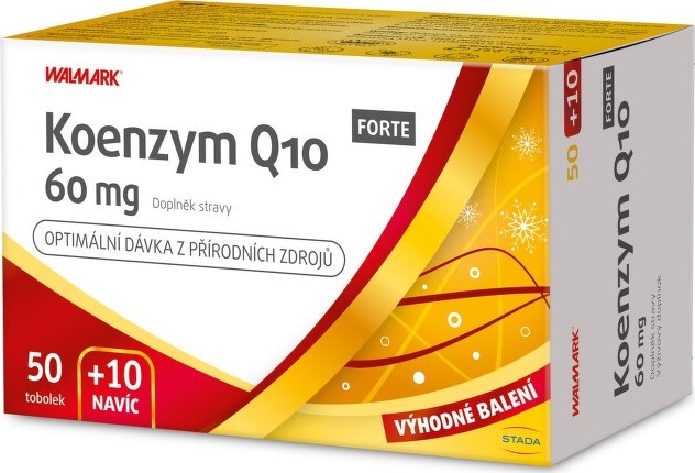 Walmark Koenzym Q10 Forte 60mg 50+10 tobolek navíc