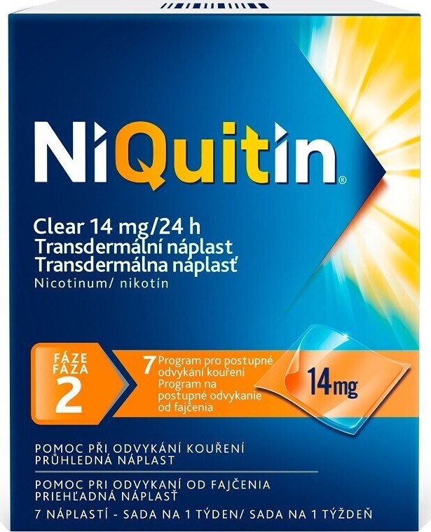 NIQUITIN CLEAR 14MG/24H