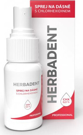HERBADENT PROFESSIONAL sprej na dásně s chlorhexidinem 25ml