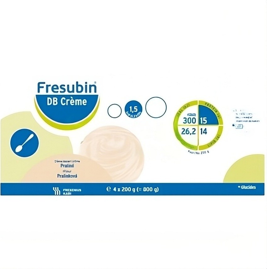 FRESUBIN DB CREME PŘÍCHUŤ PRALINKOVÁ POR SOL 4X200G