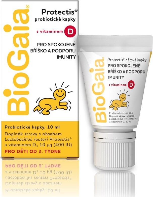 BioGaia Protectis s vitamínem D tablet pomerančová příchuť 10 ml