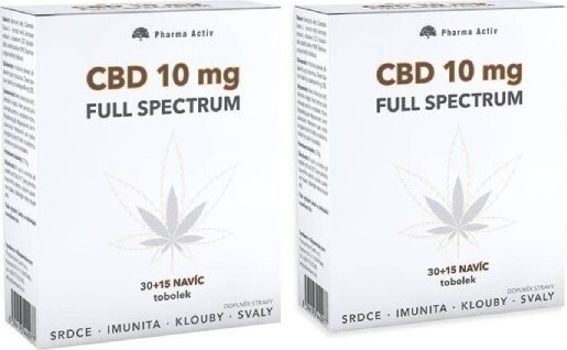 CBD 10mg Full Spectrum tob.2x30+15