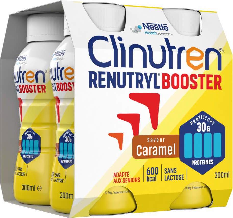 CLINUTREN RENUTRYL BOOSTER KARAMEL perorální roztok 4X300ML