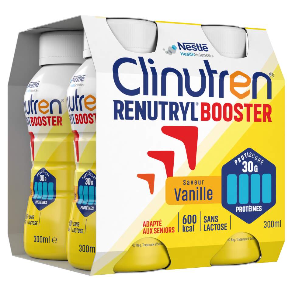 CLINUTREN RENUTRYL BOOSTER VANILKA perorální roztok 4X300ML