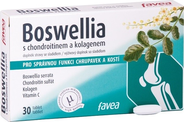 Favea Boswellia s chondroitinem a kolagenem tbl.30