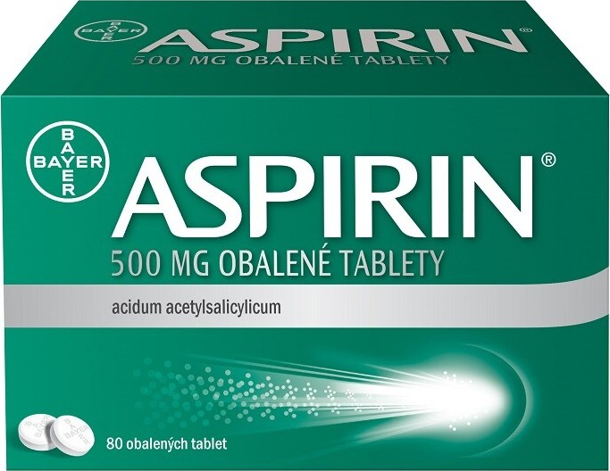 ASPIRIN 500MG TBL OBD 80