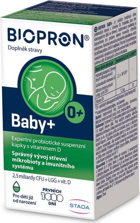 Biopron Baby+ s vitaminem D 10ml