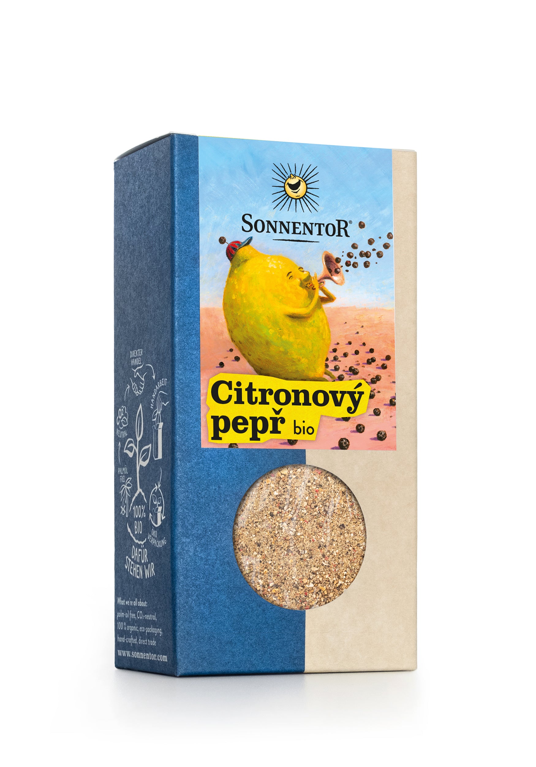 Sonnentor Kořenící směs Citronový pepř BIO - mletý (70 g) - svěží pikantní chuť