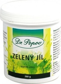 Dr.Popov Zelený jíl 280g