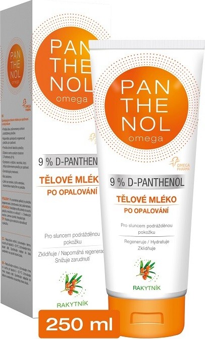 Panthenol Omega Tělové mléko Rakytník 9% 250ml