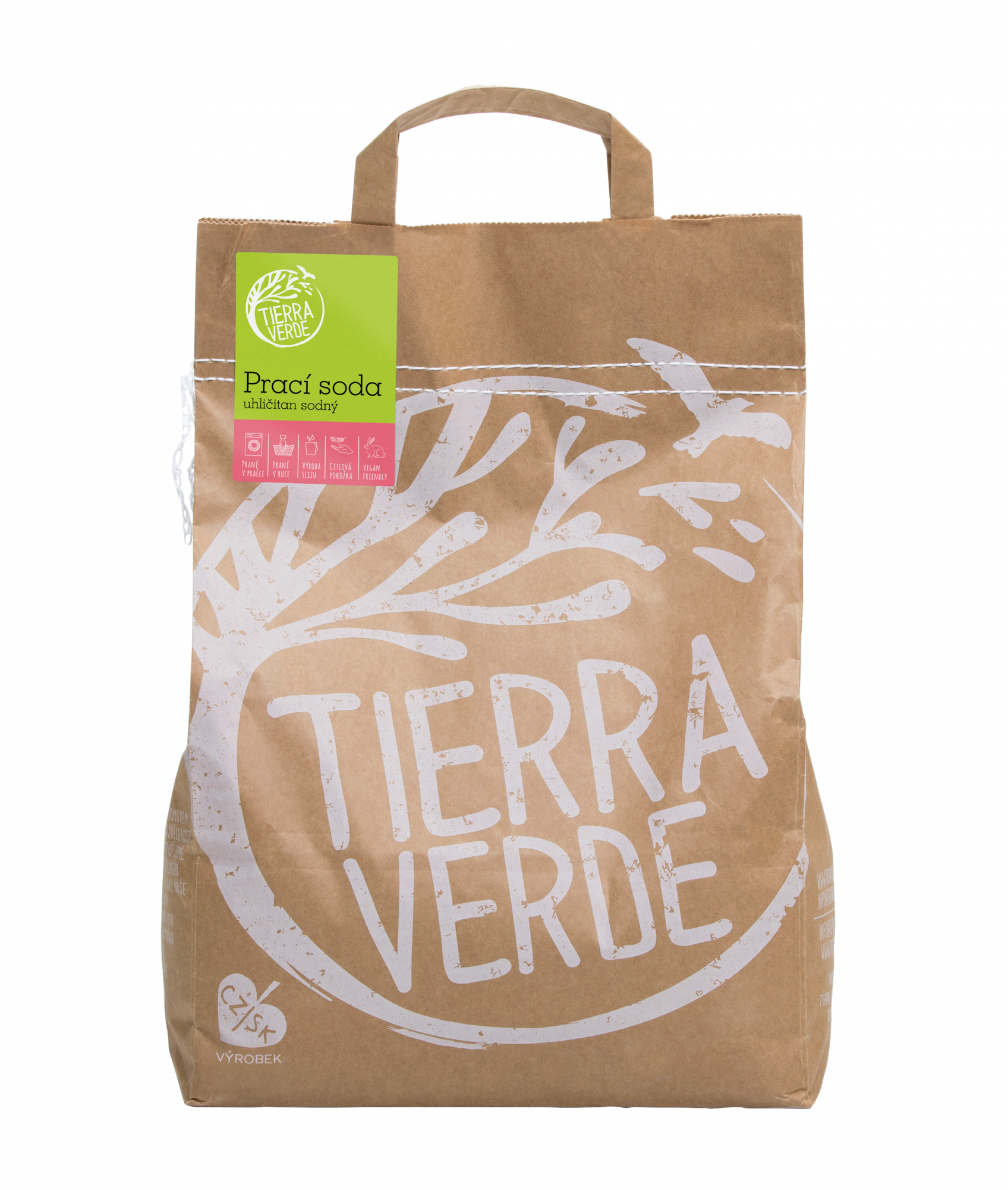 Tierra Verde Prací soda - 5 kg - pro výrobu domácího prášku