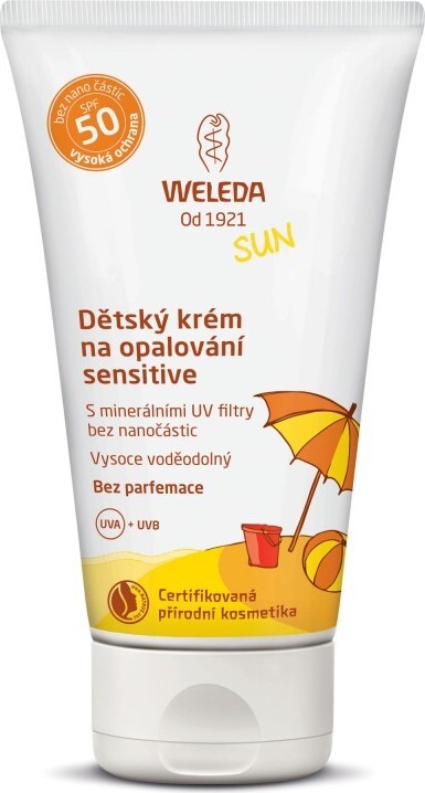 WELEDA Dětský krém na opalování SPF50 sensitive 50ml