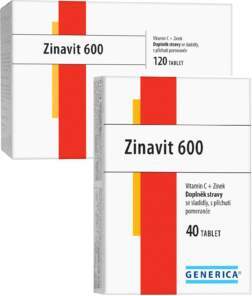 Zinavit 600 cucavé tablety 120 ks Generica