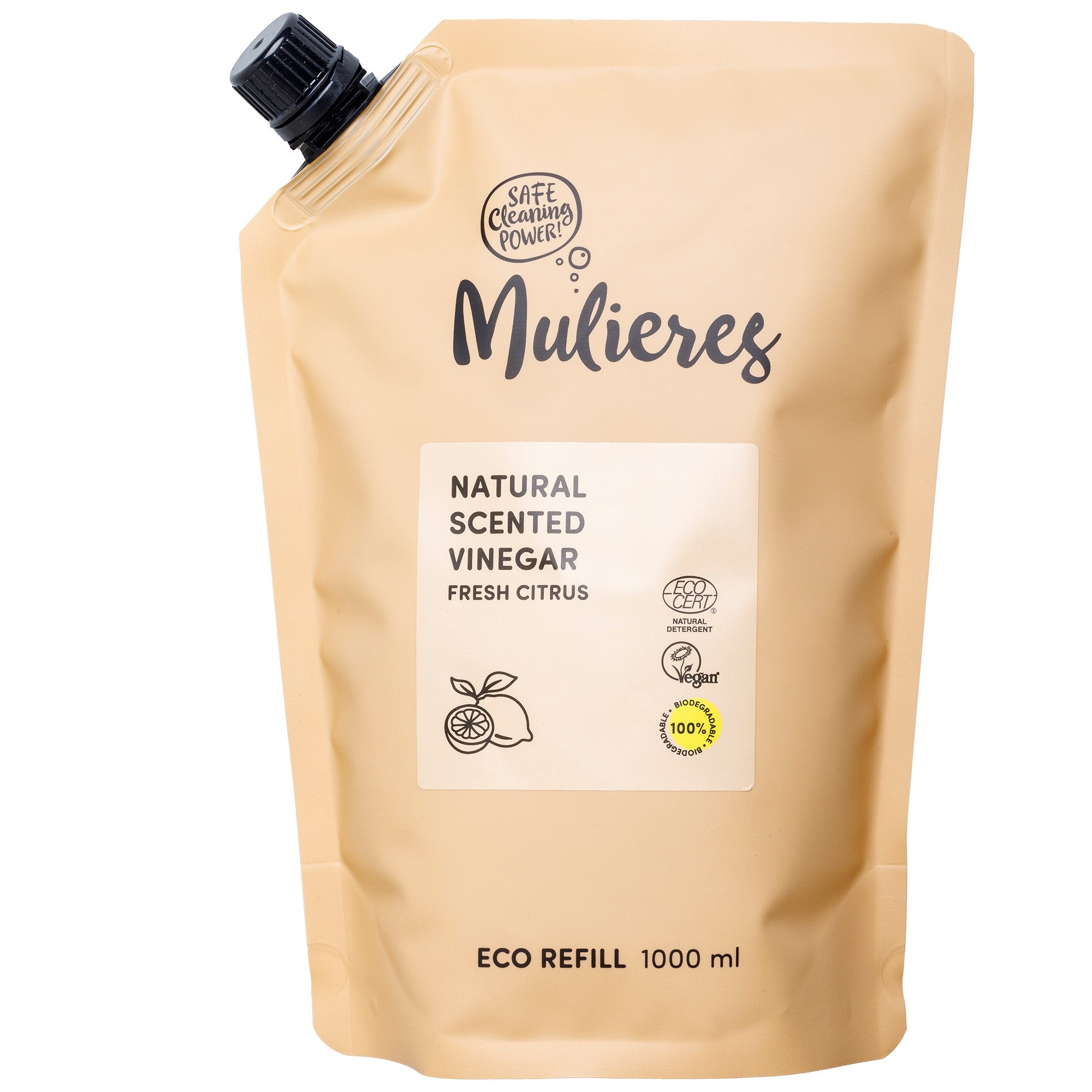 Mulieres Bílý ocet 10% - svěží citrus - 1 l - 100% přírodní