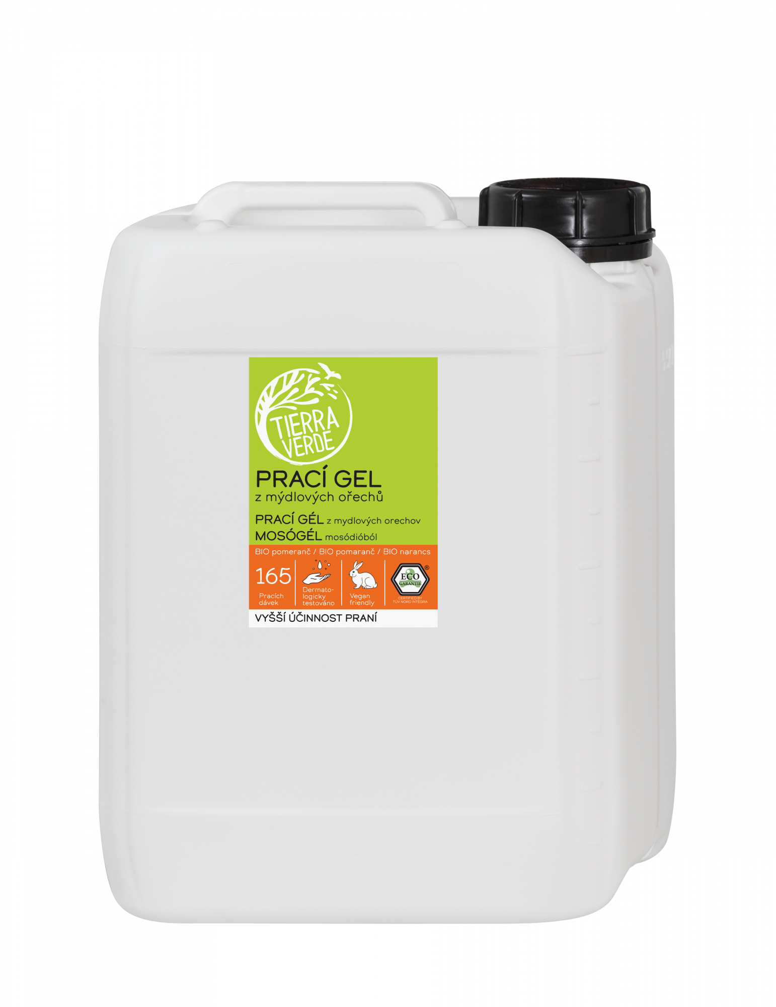 Tierra Verde Prací gel s BIO pomerančem - INOVACE - 5 l