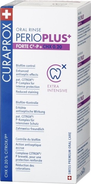 CURAPROX Perio Plus+ Forte ústní voda 200ml