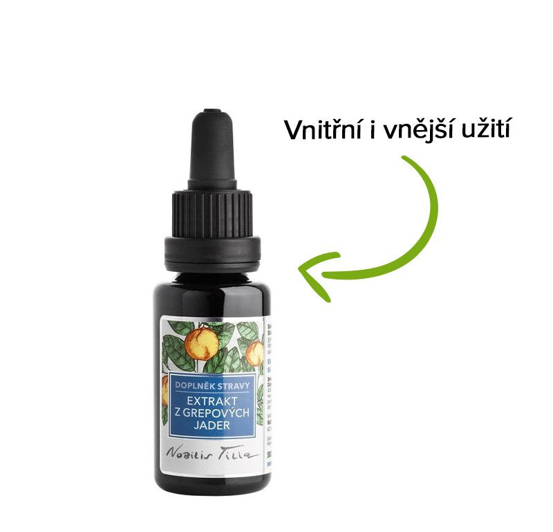 Nobilis Tilia Extrakt z grepových jader - 20 ml - přispívá k mikrobiální rovnováze